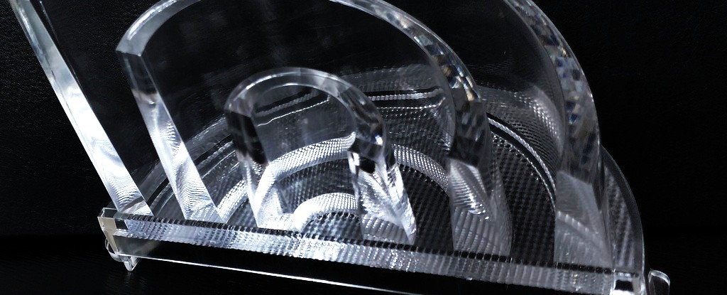 Polished optical mould component